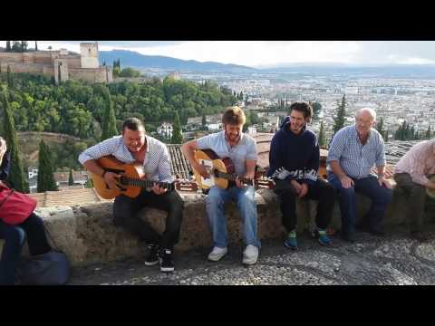 Albayzin, view to Alhambra, Granada, Spain