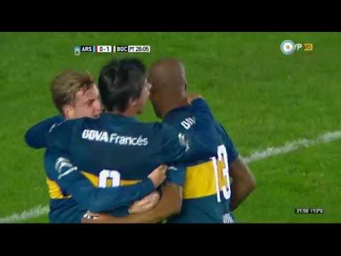 Gol de Peréz. Arsenal 0 - Boca 1 | Primera División 2015 - Fecha 20