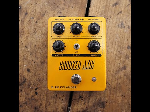Blue Colander - Crooked Axis / Power boost overdriver distortion fuzz colorsound image 3