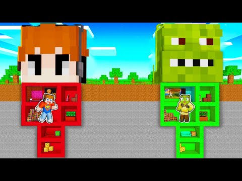 COSTRUIAMO LA MIGLIOR BASE SEGRETA in 24 ORE su MINECRAFT!