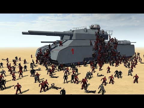 P1000 RATTE vs ZOMBIES - Red Rising MOD