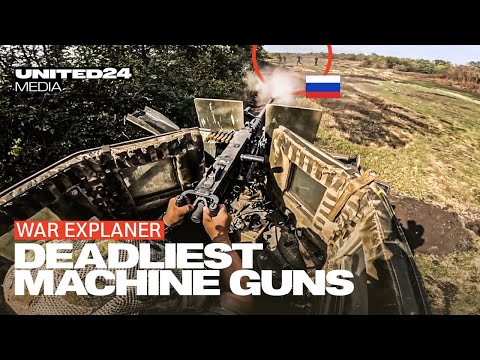 These Machine Guns Are Crushing Russian Forces ❗️ Browning M2, DShK, KPVT, MG42, MG3 in Action