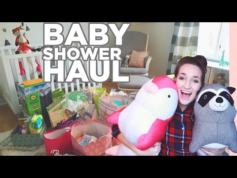 BIG BABY SHOWER HAUL!!! | 31 WEEKS PREGNANT 👶🏻 Video