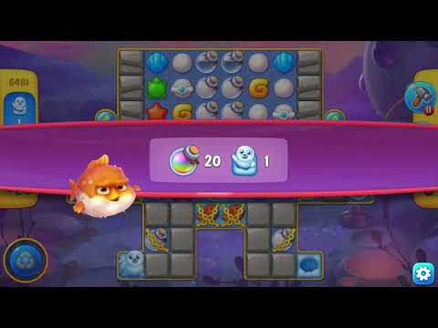 [FISHDOM Walkthrough] Level 6481 Hard (Qua màn - Fishdom)