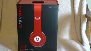 Video thumbnail for Beats by Dr Dre Solo HD RED Unboxing by Brandon Randall