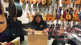 Video thumbnail for UNBOXING!! Norman B18 CW MJ 2020 Cherry Burst A/E SF by Low Kia Soon