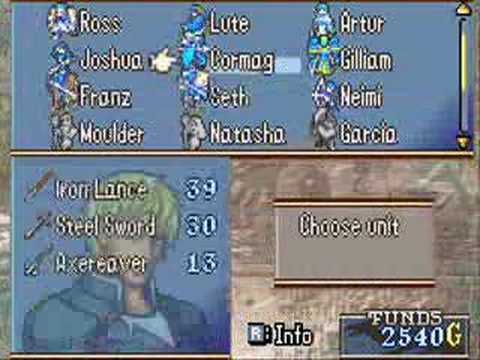 Let's Play Fire Emblem Sacred Stones 41 - Enemy Soldiers