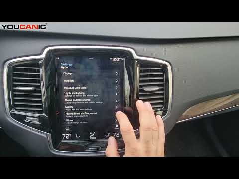 2016–2024 Volvo XC90: How to Change Door Lock Settings