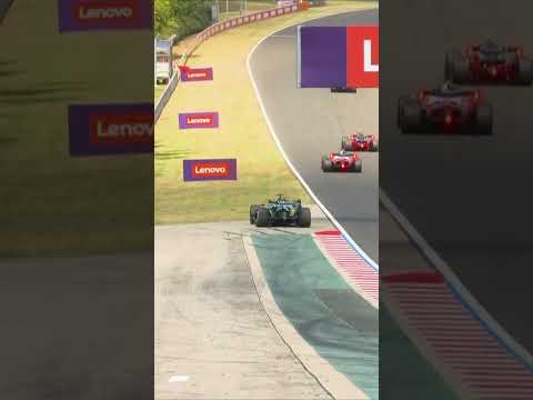 ¡SE ROMPE LA SUSPENSIÓN DEL ASTON MARTIN DE STROLL! 😨Se queda parado tras un 360º❌#HungriaDAZNF1 🇭🇺
