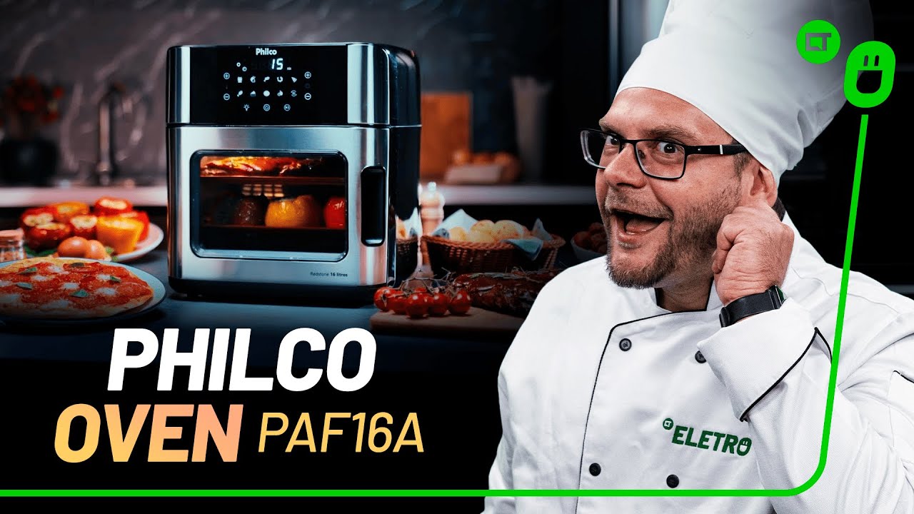 Miniatura da avaliação em vídeo de Fritadeira Elétrica Philco Deep Fry Inox 1,8L