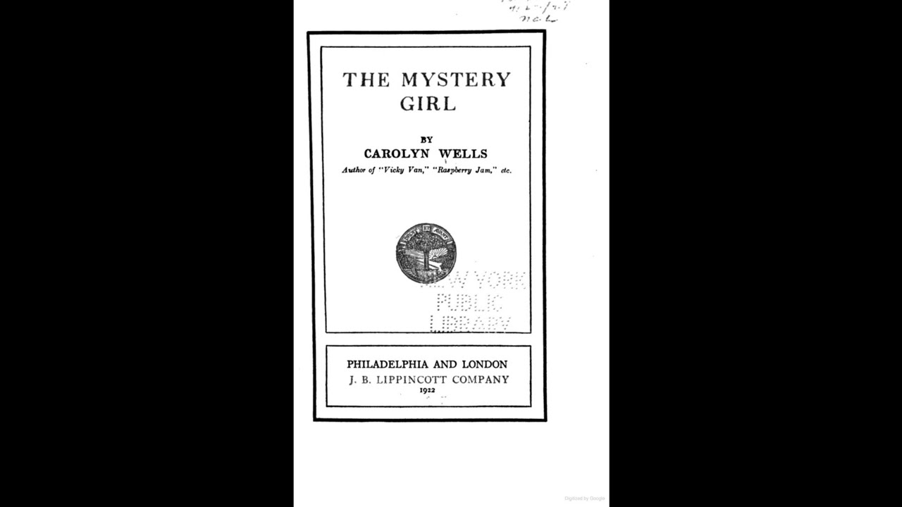 The Mystery Girl -  Book