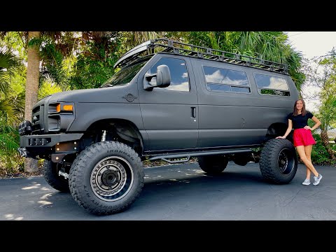 Kleine Dame, GROSSER Van! – 2008 Ford E-Serie Cargo E-350 SD zum Wohnmobil umgebaut