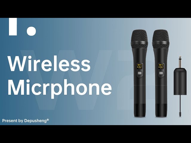 Vídeo relacionado con Depusheng DF208 UHF Micros Inalámbrico System de Micrófono Portátil Dinámico Profesional de 8 Canales Caja de Metal Emparejamiento Automático de Frecuencias Adaptado a la Escena, Conferencia