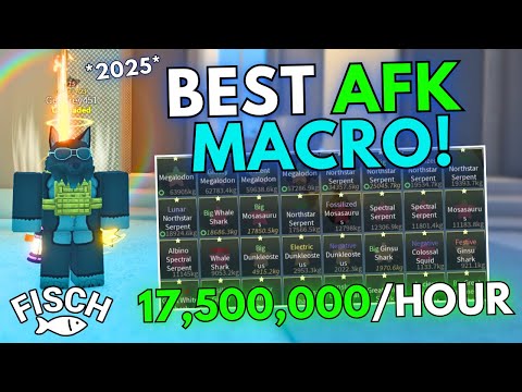 *NEW* BEST AUTO Fisch MACRO ROBLOX! (2025 META)