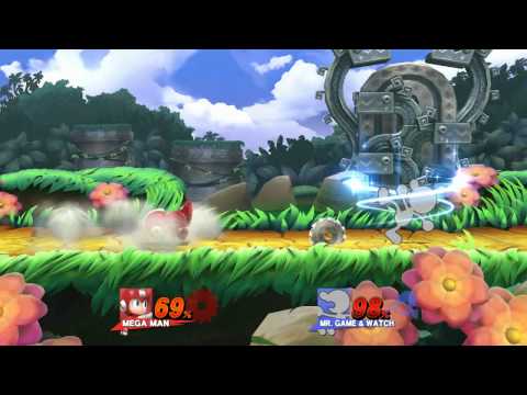 Megaman (Me) Vs. Mr.G&W (Kyle)