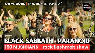 Rock flashmob show: 150 musicians play Black Sabbath - Paranoid (CITYROCKS 2021)