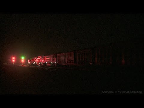 6PM9 SCT Logistics Freight Train At Night - PoathTV Australian Railways
