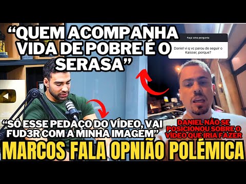 DANIEL PENIN VOLTA A ATACAR O KAISSER E MARCOS FALA QUE TEM MEDO DE SER CANCELADO