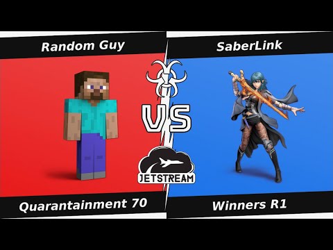Quarantainment 70 Winners R1 - Random Guy (Steve) Vs SaberLink (Byleth) - SSBU
