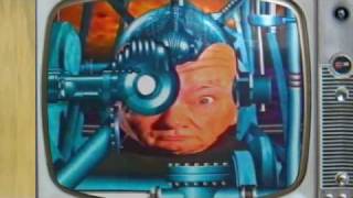 It's kind of complicated. Basically they used to destroy the set at the end of every series and set it somewhere else. Here are all the intros: you try and make sense of it.