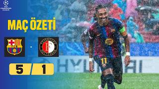 Barcelona - Feyenoord | 5-1 | Maç özeti | Şampiyonlar Ligi 2026/27 | barcelona m