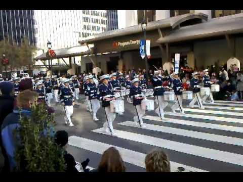 Leesville road high school band at Raleig h parade