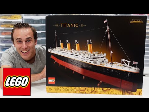 LEGO TITANIC UNBOXING! World's Largest LEGO Set 10294
