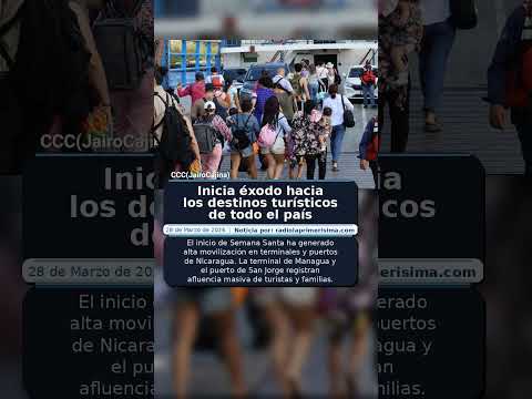 Inicia éxodo hacia los destinos turísticos de todo el país
