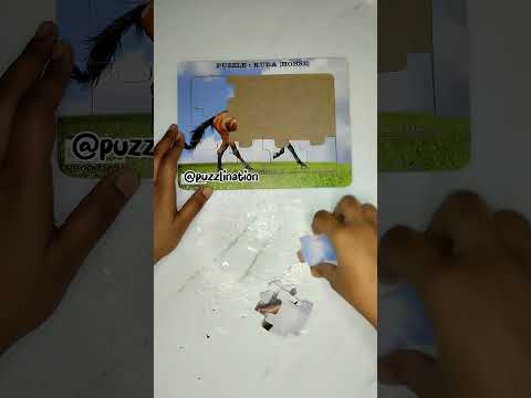 Assembling National Geographic Horse Jigsaw Puzzle Benedict Cumberbatch Marvel Hulk | puzzlination