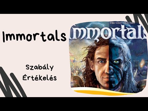 Sose halunk meg! Immortals társasjáték játékbemutató és szabályismertető - Társasozz Okosan!