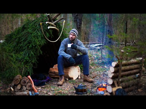 How to build an a-frame shelter? 3 days bushcraft trip.