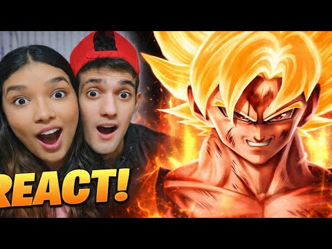 Minha namorada reagindo ao Rap do Kakarotto - O Goku do Mal | VGBeats