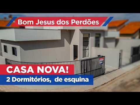 Casa de Esquina Nova em Bom Jesus dos Perdões