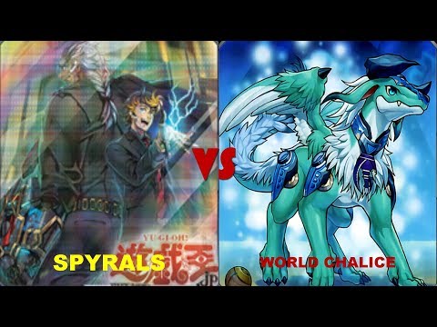 YuGiOh Link Duels - Link Spyrals vs World Chalice