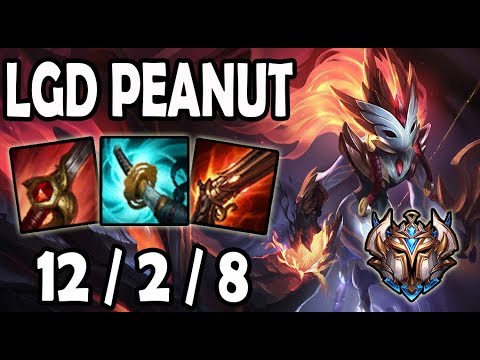 Peanut Kindred vs Nidalee [ Jungle ] Lol Challenger Korea