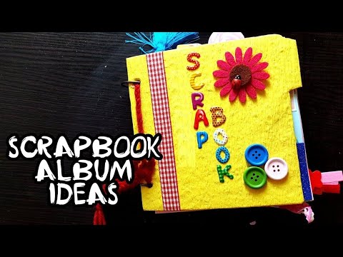 Art and Craft Scrapbook Part 2 - Easy Ideas to make scrapbook for school/College/NTT project