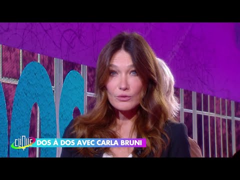 Carla Bruni dans le Dos à dos de Catherine Ceylac - Clique - CANAL+