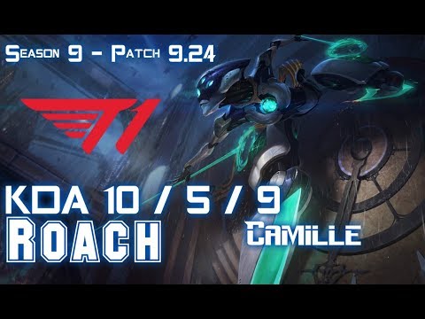 T1 Roach CAMILLE vs MORDEKAISER Top - Patch 9.24 KR Ranked