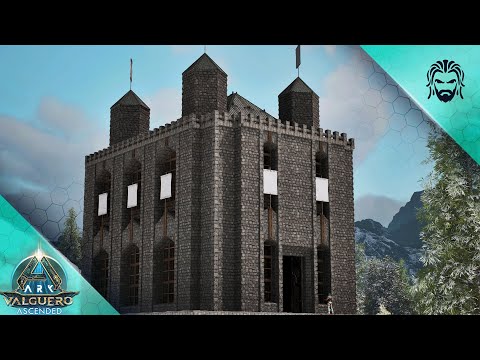 I Built my Castles Keep in the Snow! | ARK: Valguero [E9]