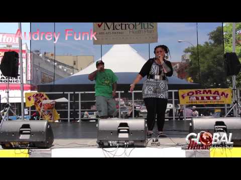 Audry Funk LIVE IN 3RD AVE IN THE BRONX GLOBAL MUSIC MAG