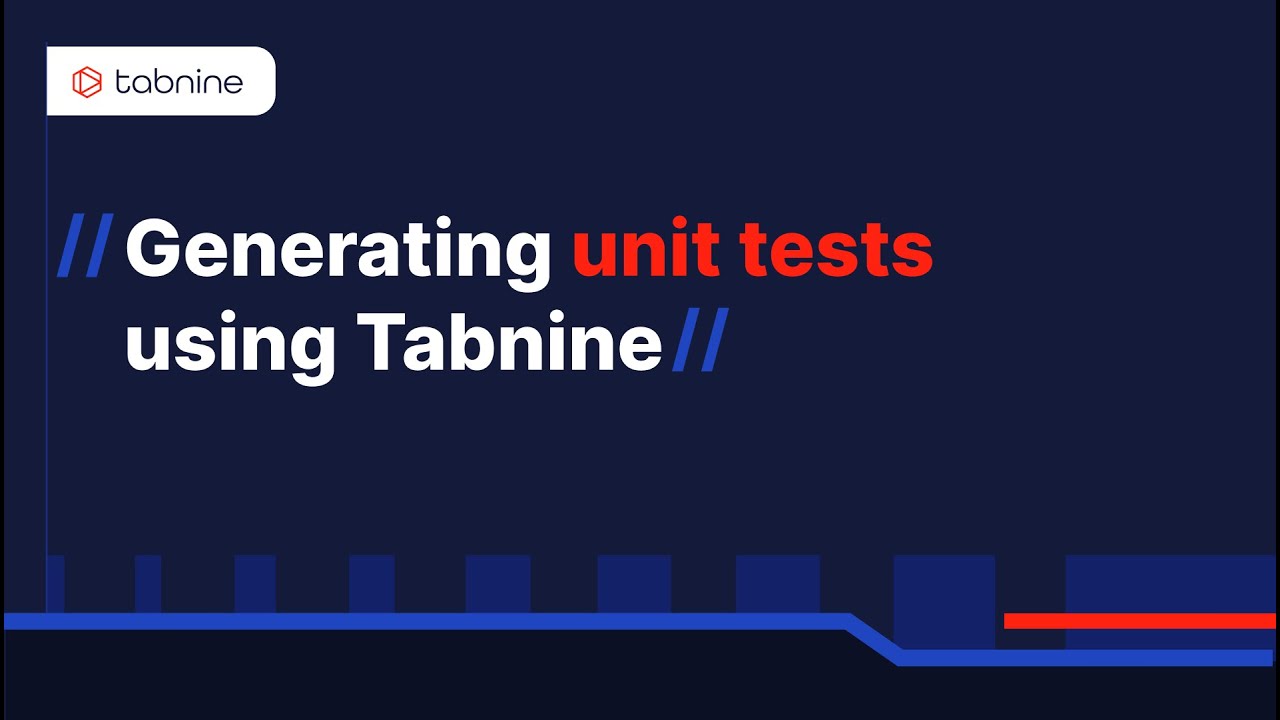 Generating unit tests using Tabnine