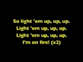 Light 'Em Up Fall Out Boy Lyrics) 