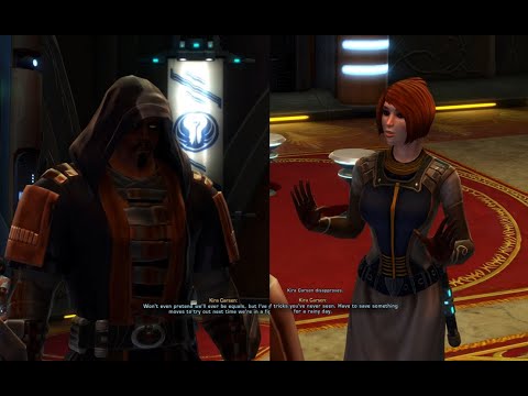 SWTOR: Kira Carsen Conversations - Part 11 | Jedi Knight | ♂️ Male Human | 🔴 Dark Side