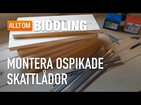 Montera ospikade skattlådor - Biredskap - Biodling