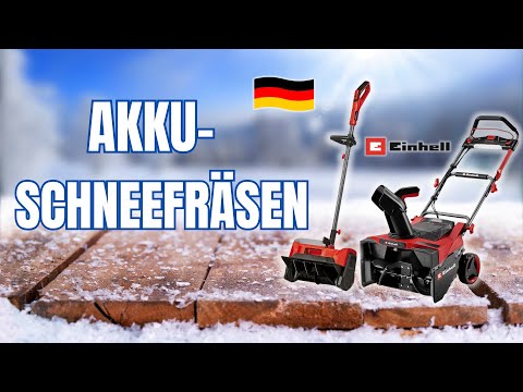WHY IS EVERYONE BUYING THIS CORDLESS SNOW BLOWER??! | Einhell CORDLESS SNOW BLOWER
