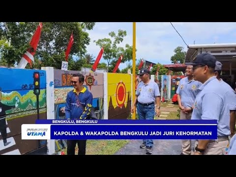 SATBRIMOBDA POLDA BENGKULU SELENGGARAKAN LOMBA MURAL