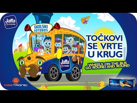 Tockovi se vrte u krug (Wheels On The Bus Go Round and Round) Nursery Rhymes powered by Jaffa