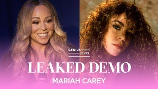 Mariah Carey Confirms Leaked Teenage Demo Is Real | Genius Level