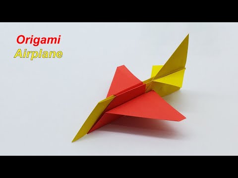 How To Make an Origami Paper Airplane