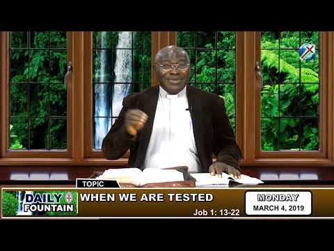 DAILY FOUNTAIN OF MARCH, 4TH 2019 - REV'D CANON SAMSON SULE